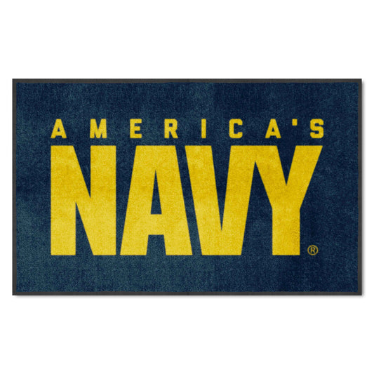 U.S. Navy 4X6 Logo Mat - Landscape