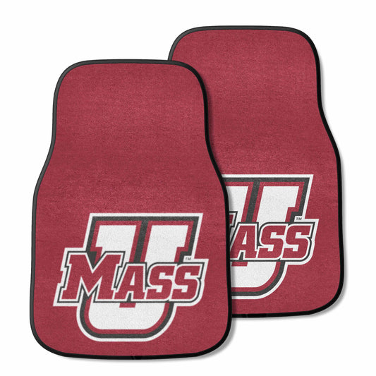 University of Massachusetts 2-pc Carpet Car Mat Set