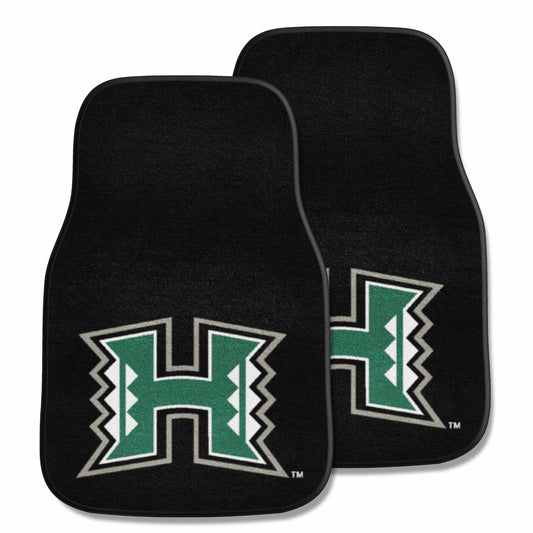 University of Hawaii 2-pc Carpet Car Mat Set