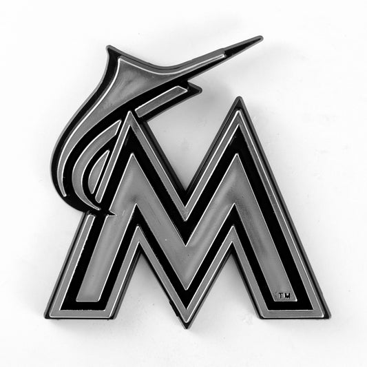 MLB - Miami Marlins Molded Chrome Emblem