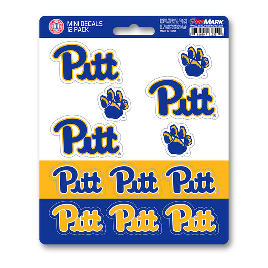 University of Pittsburgh Mini Decal 12-pk