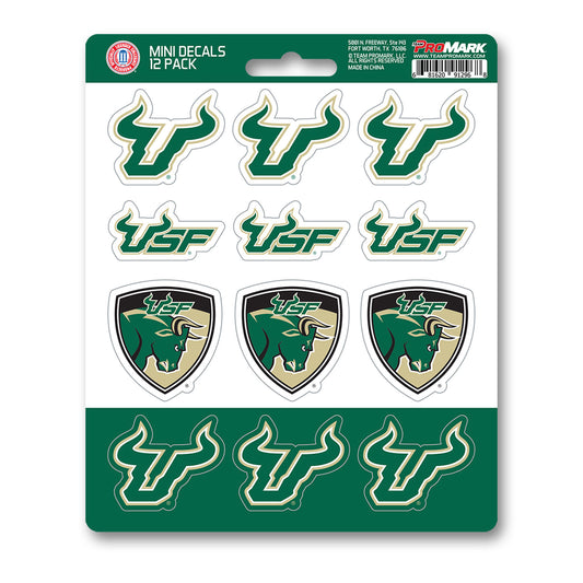 University of South Florida Mini Decal 12-pk