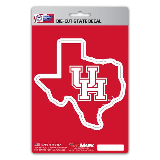 University of Houston State Shape Decal