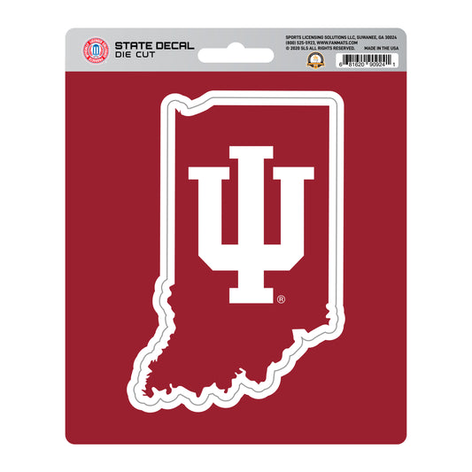 Indiana University State Shape Decal