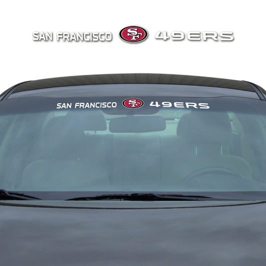 NFL - San Francisco 49ers Windshield Decal