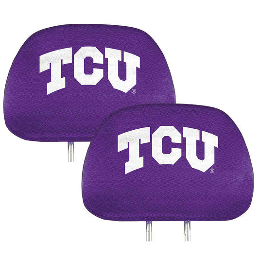 Texas Christian University Printed Headrest Cover