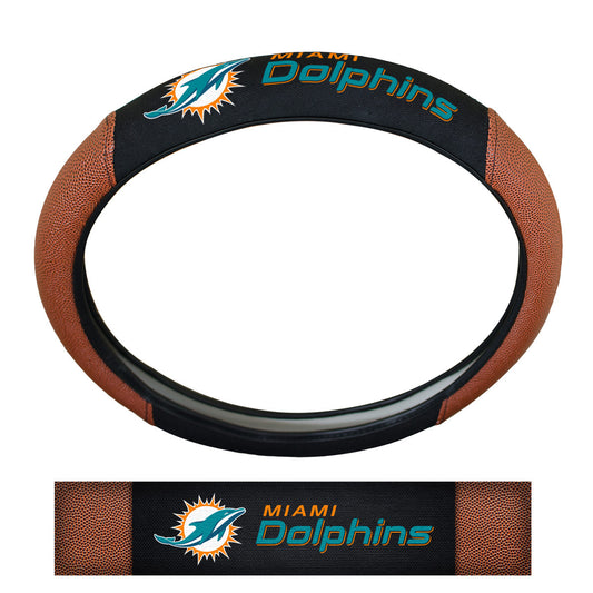 NFL - Miami Dolphins Sports Grip Steering Wheel Cover