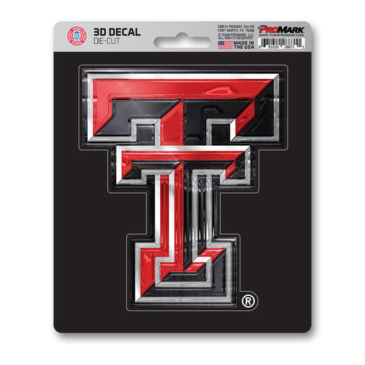 Texas Tech University 3D Decal