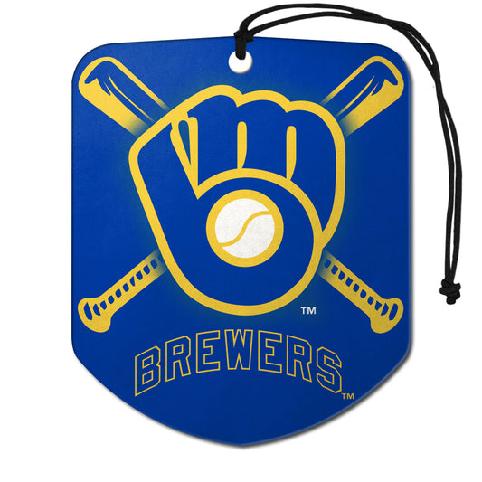 MLB - Milwaukee Brewers Air Freshener 2-pk