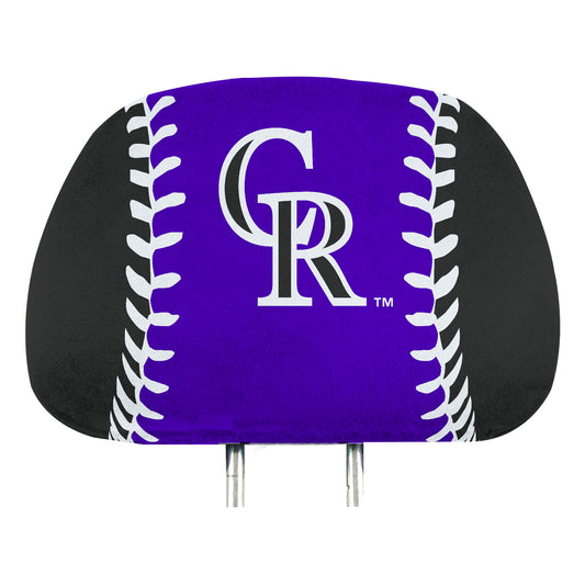 MLB - Colorado Rockies Printed Headrest Cover