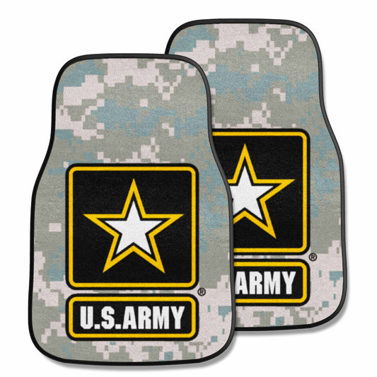 U.S. Army 2-pc Carpet Car Mat Set