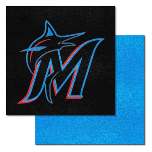 MLB - Miami Marlins Team Carpet Tiles