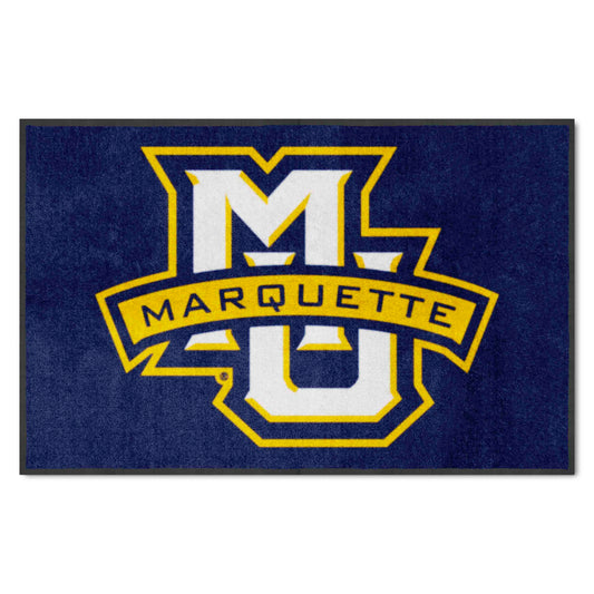 Marquette University 4X6 Logo Mat - Landscape