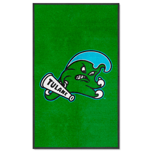 Tulane University 3X5 Logo Mat - Portrait