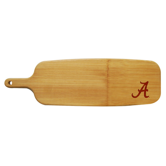 University of Alabama Bamboo Paddle Cutting & Serving Board