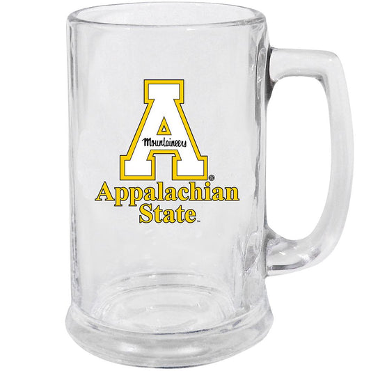 Appalachian State University 15Oz Decal Glass Stein