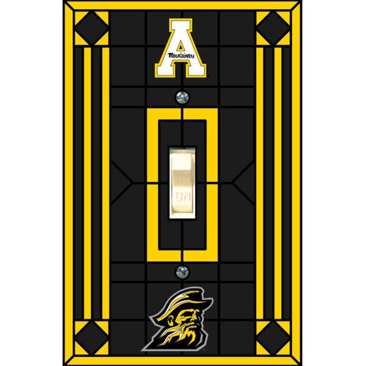 Appalachian State University Art Glass Light Switch Cover