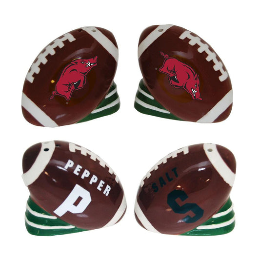 University of Arkansas Football Salt And Pepper Shakers