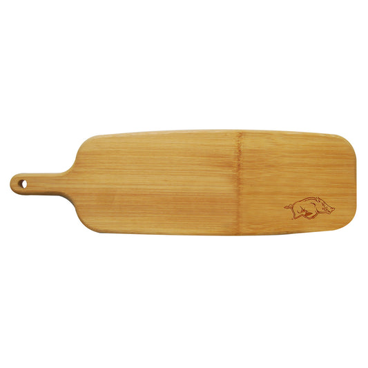 University of Arkansas Bamboo Paddle Cutting & Serving Board