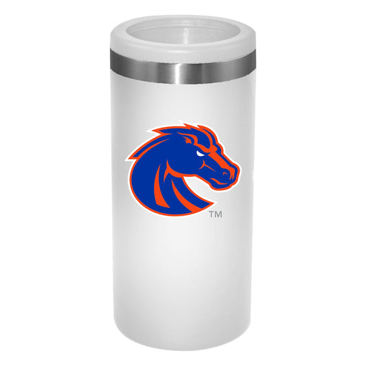 Boise State University 12Oz White Slim Can Holder