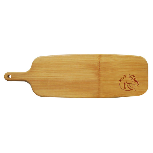 Boise State University Bamboo Paddle Cutting & Serving Board