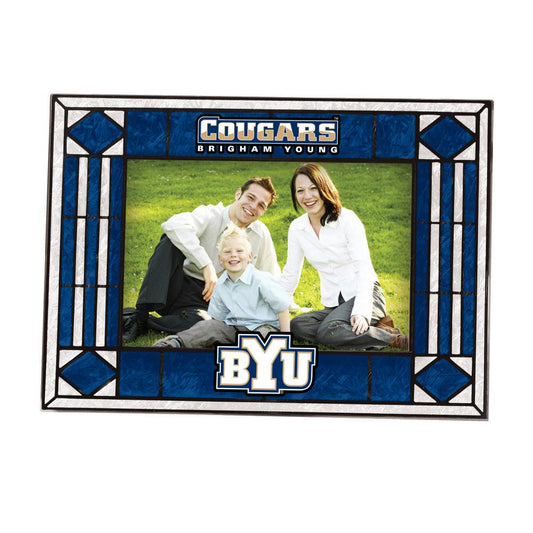 Brigham Young University Art Glass Horizontal Frame