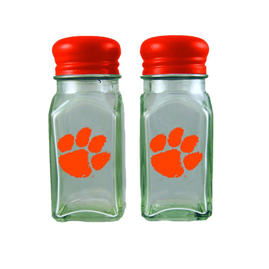 Clemson University Glass Salt And Pepper Shaker Color Top