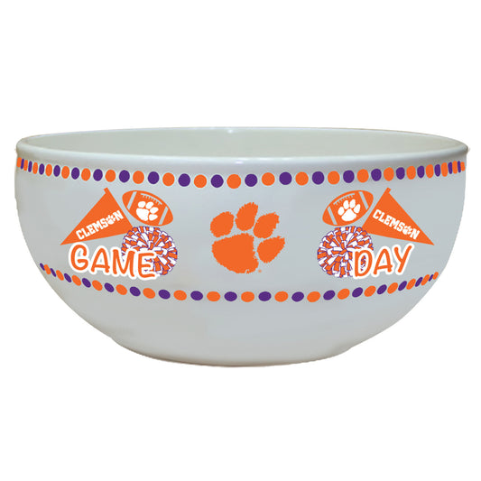 Clemson University Large Game Day Ceramic Bowl