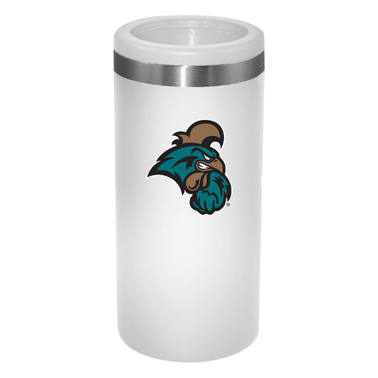 Coastal Carolina University 12Oz White Slim Can Holder