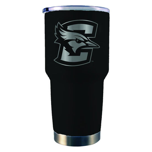 Creighton University 30Oz Black Tumbler Etched