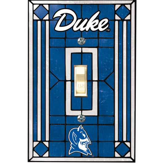 Duke University Art Glass Light Switch Cover