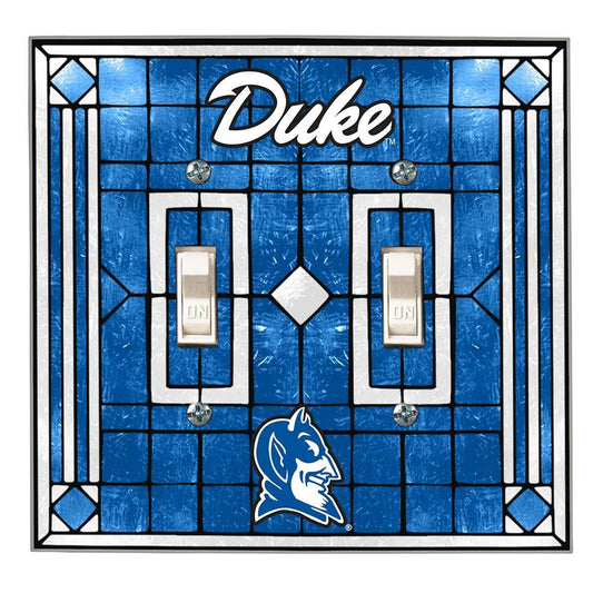 Duke University Double Light Switch Cover