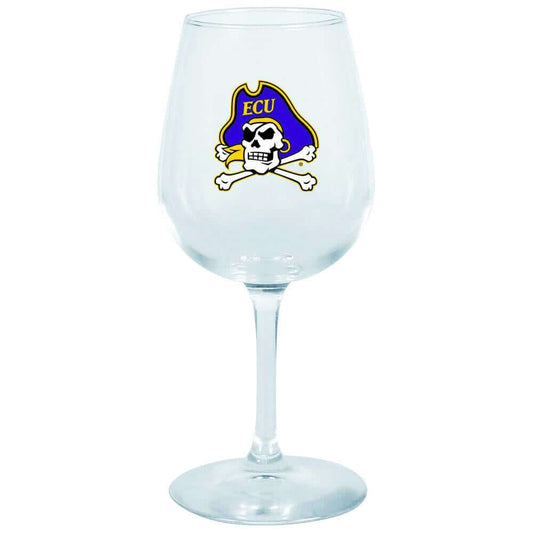 East Carolina University 12.75Oz Decal Wine Glass