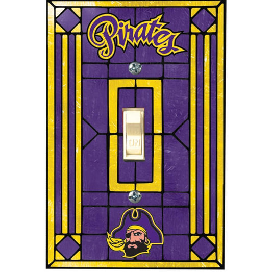 East Carolina University Art Glass Light Switch Cover