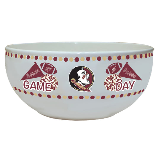 Florida State University Large Game Day Ceramic Bowl