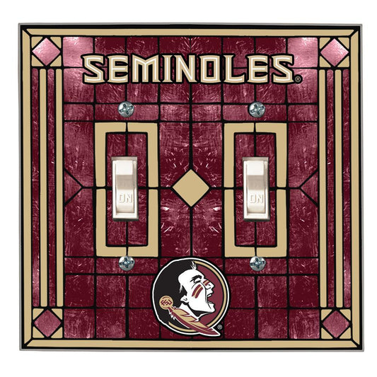 Florida State University Double Light Switch Cover