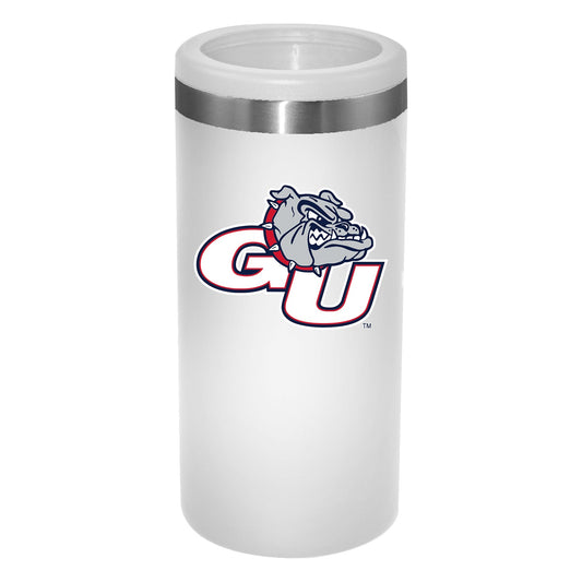 Gonzaga University 12Oz White Slim Can Holder