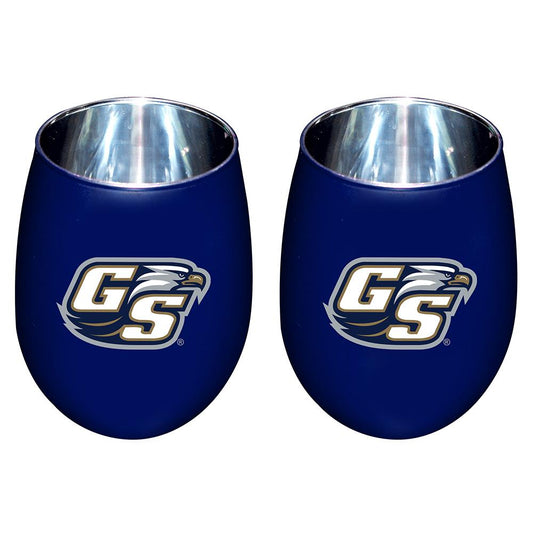 Georgia Southern University Matte Ss Sw Stemless Tumbler