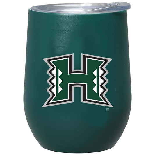 University of Hawaii 12Oz Matte Stainless Steel Stemless Tumbler