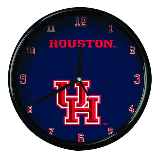 University of Houston Black Rim Clock Basic