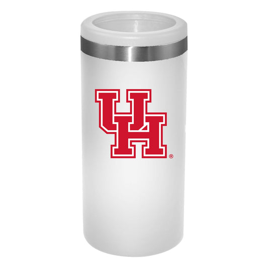 University of Houston 12Oz White Slim Can Holder