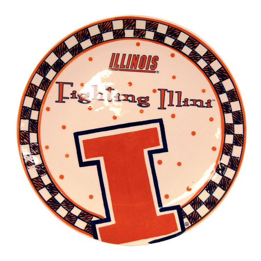 University of Illinois Gameday Ceramic Plate