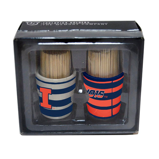 University of Illinois 2 Pack Toothpick Holder