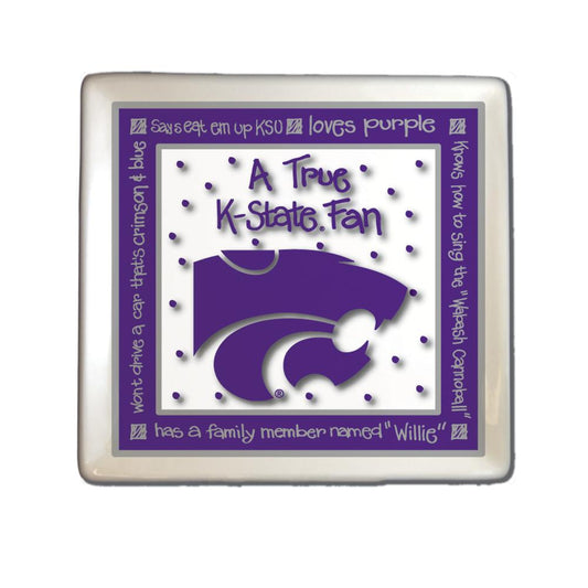 Kansas State University True Fan Square Plate