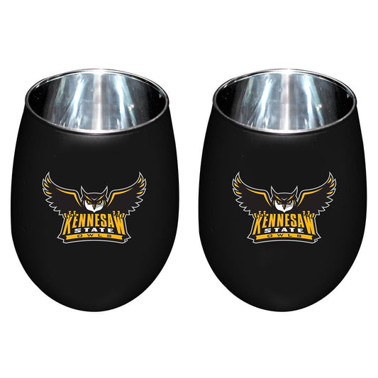 Kennesaw State University Matte Ss Sw Stemless Tumbler