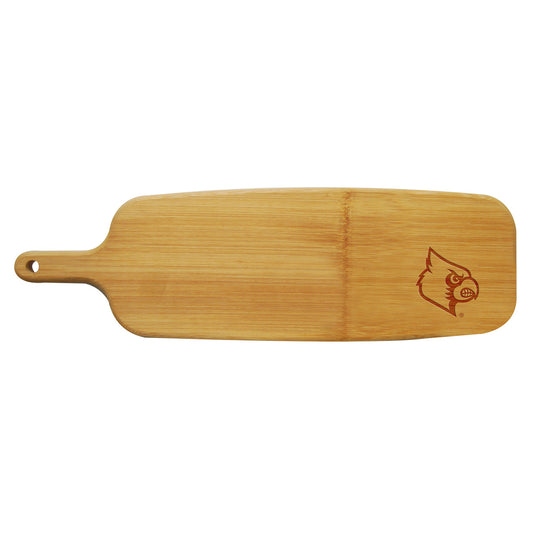 University of Louisville Bamboo Paddle Cutting & Serving Board