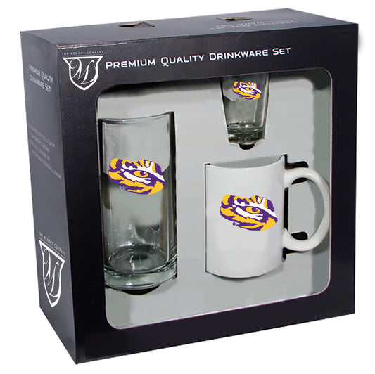 Louisiana State University Drinkware Gift Set