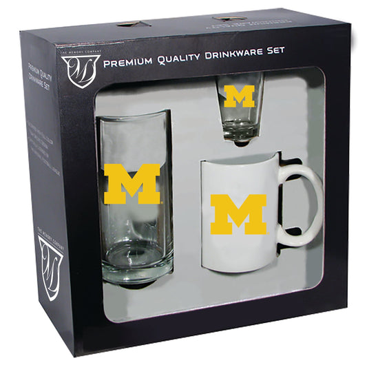 University of Michigan Drinkware Gift Set