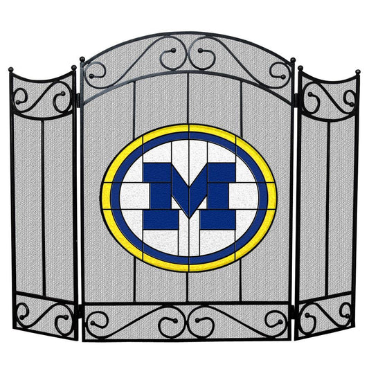 University of Michigan Fireplace Screen