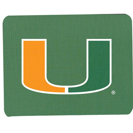 University of Miami Logo W/Neoprene Mousepad